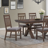 Pottsville 7 Pc. Dining Set Model Tm3109T-7Pc-Chair By Furniture Of America